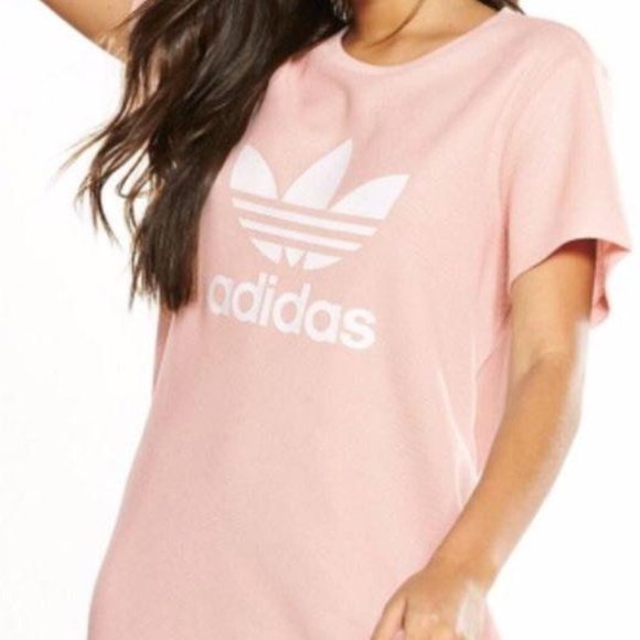 adidas dusty pink shirt